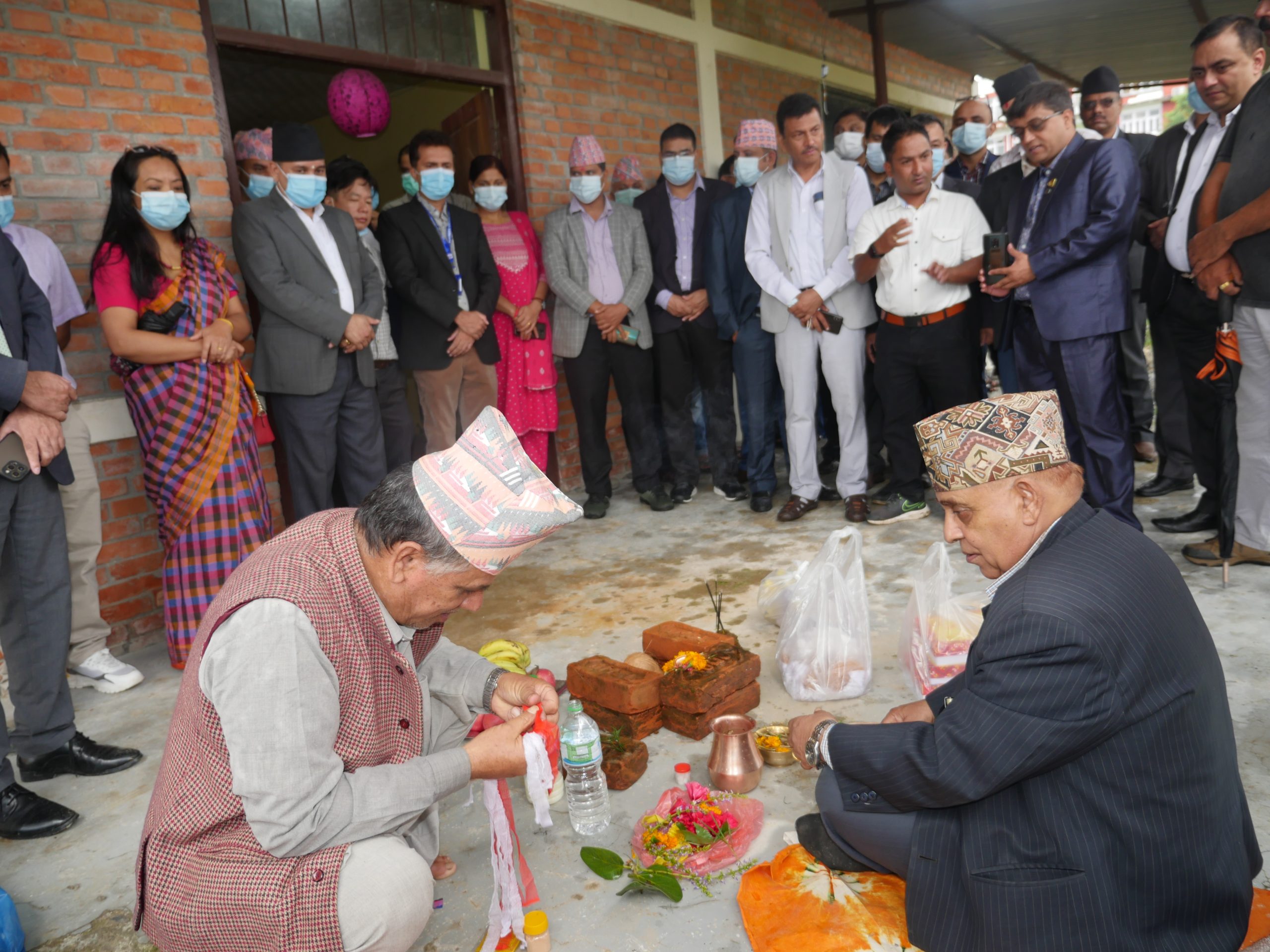 उपकुलपतिद्वारा अन्तर्राष्टिय अनुसन्धान केन्द्र तथा आवास गृह शिलान्यास !!!