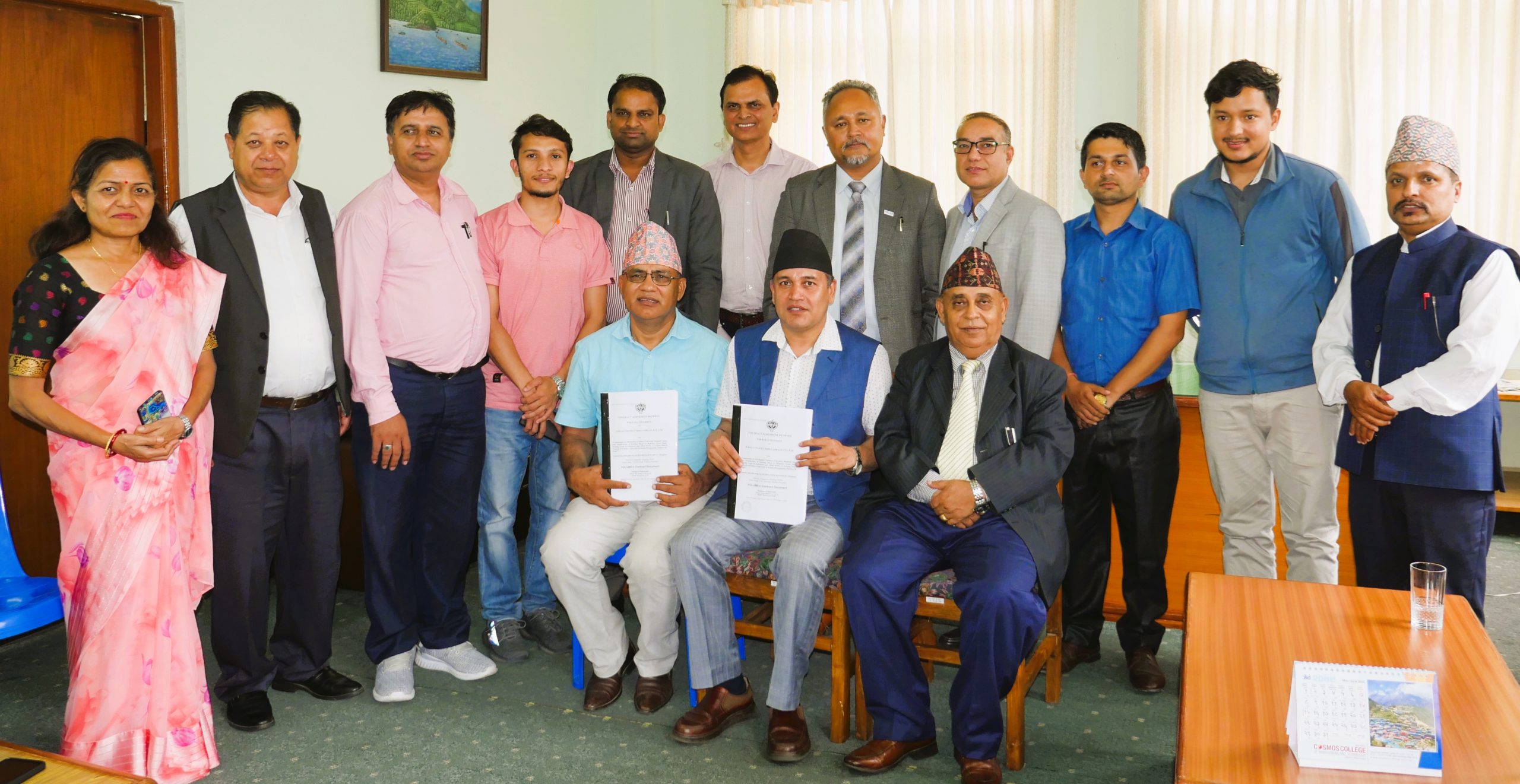 पोखरा विश्वविद्यालय शिक्षण अस्पताल निर्माणका लागि सम्झौता