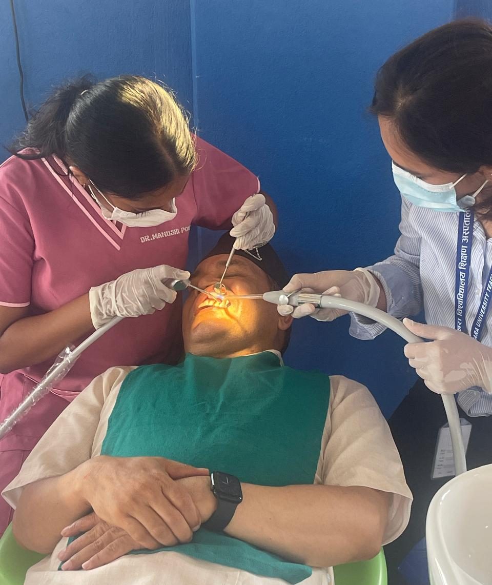 पोखरा विश्वविद्यालय शिक्षण अस्पतालमा दन्त सेवा सञ्चालन