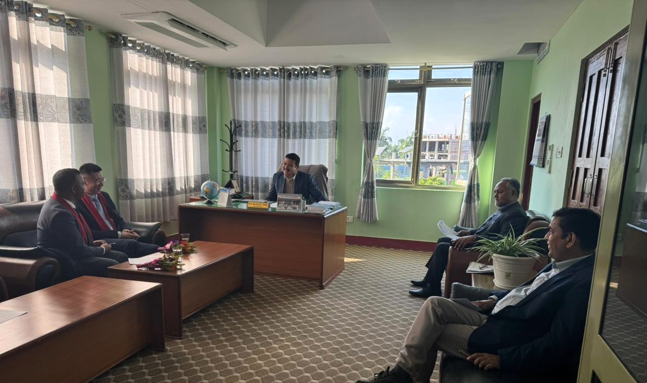 चिनियाँ विश्वविद्यालयका प्रतिनिधिसँग भेटवार्ता सम्पन्न