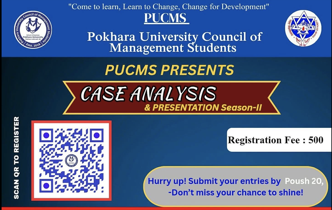 “Case Analysis And Presentation-2082” for BBA colleges across Gandaki province