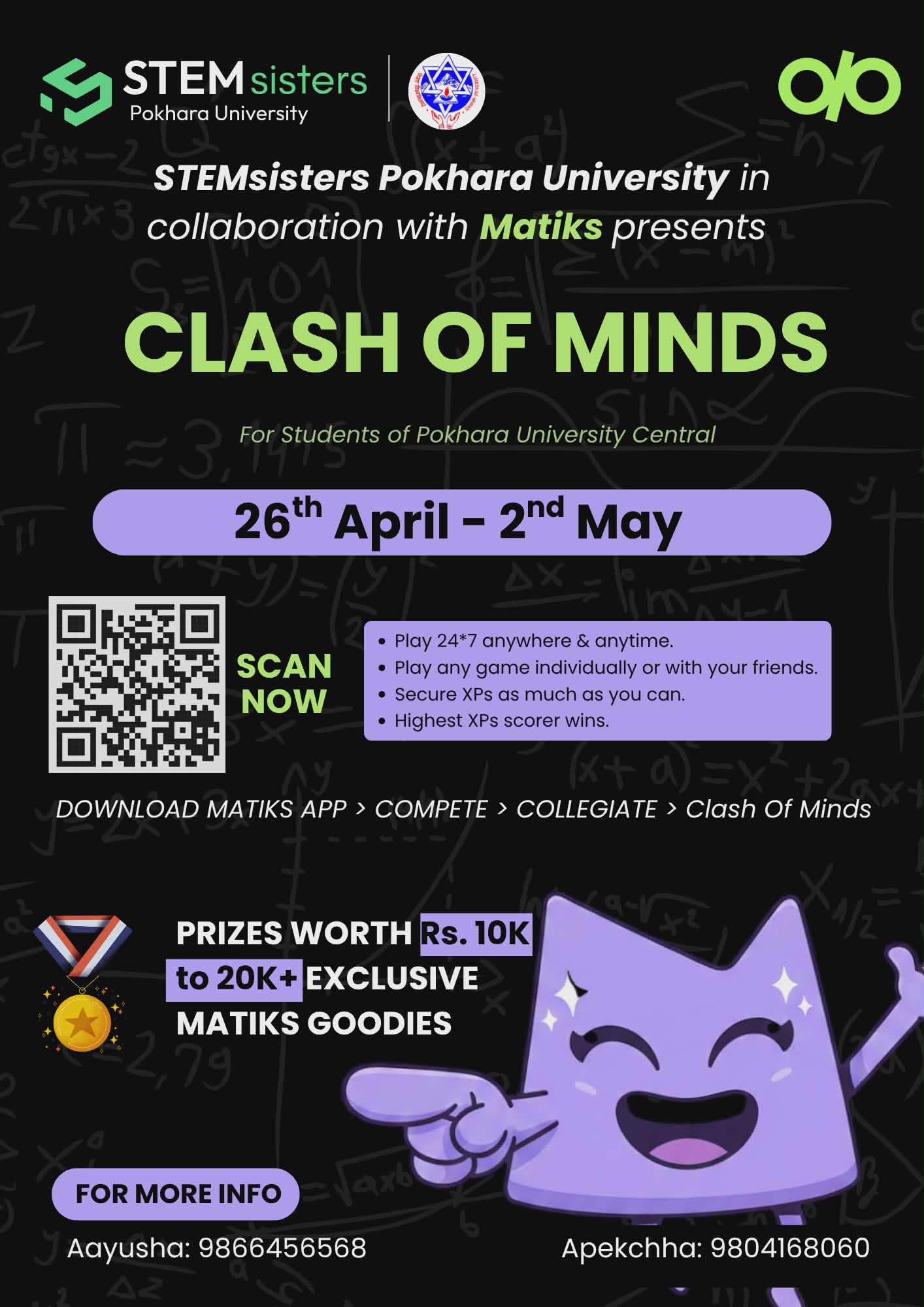 Matiks Clash of Minds League – Announcement Content